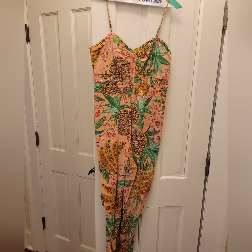 Jumpsuit pineapple print